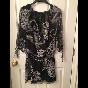 White House Black Market silk dress